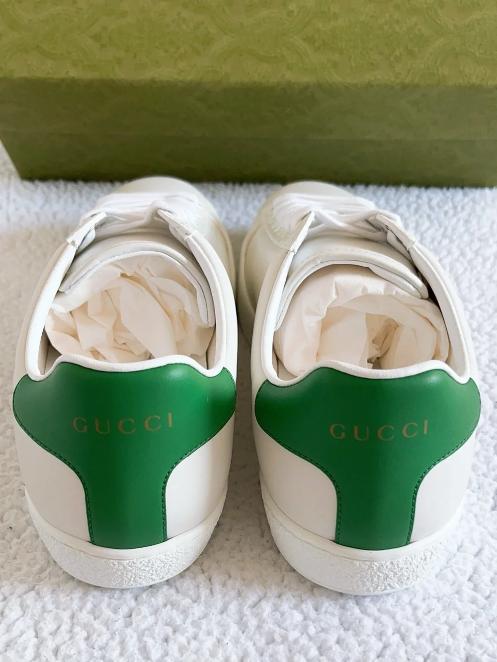 GUCCI Women’s Ace Cat Print Low Top Sneakers Low Top Sneakers